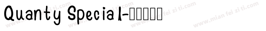 Quanty Special字体转换